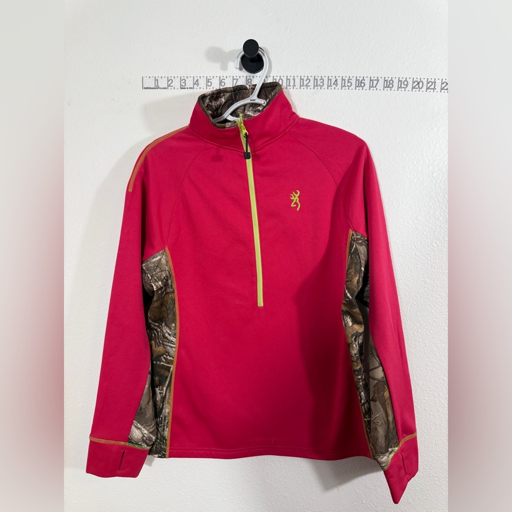 Browning Pink and Camo Fleece Jacket